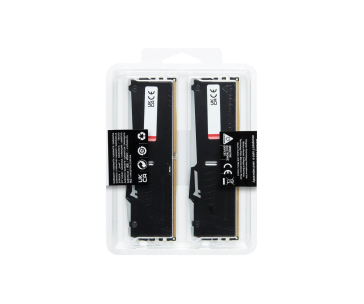 KINGSTON DIMM DDR5 64GB (Kit of 2) 6400MT/s CL32 Non-ECC FURY Beast RGB XMP, Černá
