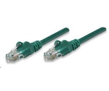 Intellinet Patch kabel Cat5e UTP 0,5m zelený