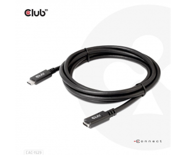 Club3D Prodlužovací kabel USB-C, 5Gbps 60W(20V/3A), 4K 60Hz (M/F), 2m