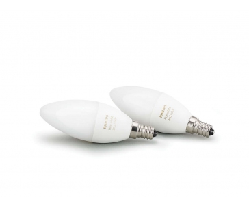 PHILIPS Hue White and Color Ambience, 2x žárovka svíčková 6,5W E14 B39 DIM