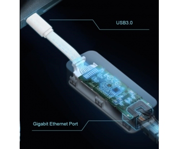 TP-Link UE300C USB-C/Ethernet síťový adaptér (1xUSB3.0 -> 1xGbE)