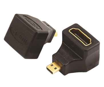 PremiumCord adaptér Micro HDMI Male na HDMI Female zahnutý do pravého úhlu 90°