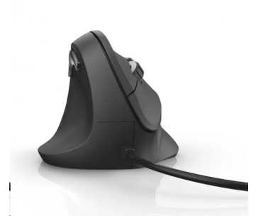 Hama vertikální, ergonomická kabelová myš EMC-500L pro leváky, černá