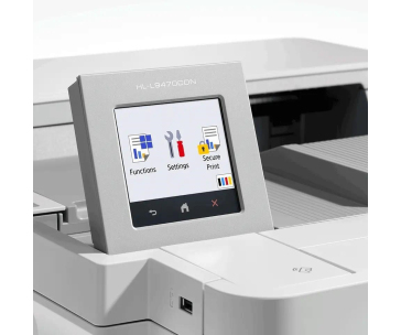 BROTHER tiskárna color laserová HL-L9470CDN - A4 40ppm 520listů, DUPLEX 1GB+8GB LAN USB NFC 2400x600dpi - volitelně WIFI