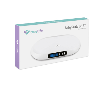 BAZAR - TrueLife BabyScale B5 BT - chytrá kojenecká váha - Poškozený obal (Komplet)