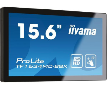 iiyama ProLite TF1634MC-B8X, 39.6 cm (15,6''), Projected Capacitive, 10 TP, Full HD, black