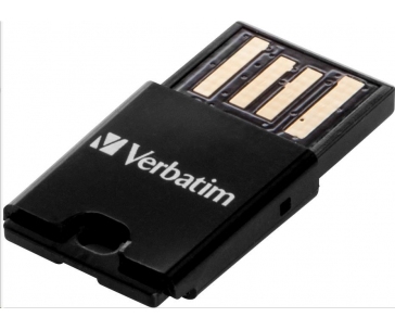VERBATIM Tablet microSDHC C10/U1 with USB reader 16GB (R:45MB/s, W:10MB/s)
