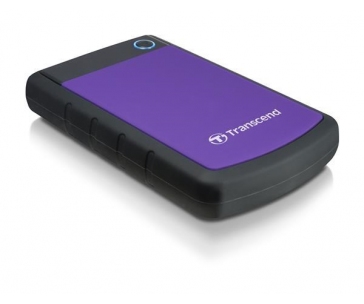 TRANSCEND externí HDD 2,5" USB 3.1 StoreJet 25H3P, 1TB, Purple (nárazuvzdorný)