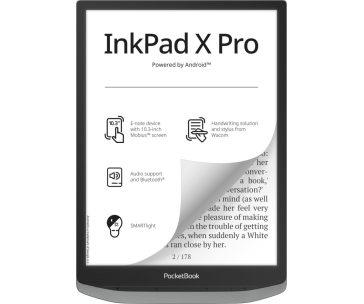 POCKETBOOK 1040 InkPad X Pro Mist Grey + stylus pen