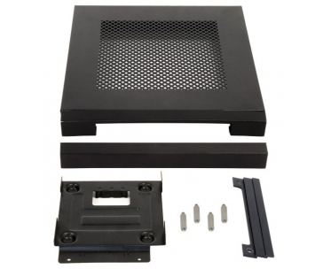 CHIEFTEC skříň Compact Series/mini ITX, IX-03B-OP, Black, Alu, bez zdroje