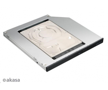 AKASA HDD box  N.Stor S9, 2.5" SATA HDD/SSD do pozice pro optickou mechaniku SATA (výška HDD do 9,5mm)