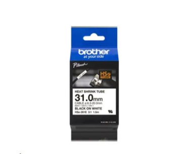 BROTHER smršťovací bužírka - HSE-261E bílá pro D800 P900 P950 - 31mm / 6,3-20mm / 3:1