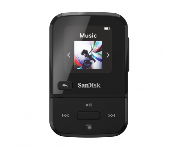 SanDisk Clip Sport Go MP3 Player 16 GB, Black