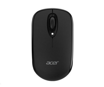 ACER Bluetooth Mouse Black (AMR120) - optical IR LED,BT 5.1,1000 dpi,10m dosah,životnost 24měs,66g,2xAAA battery,černá