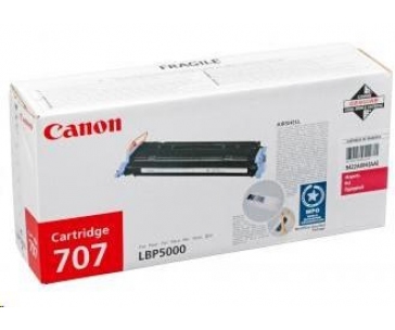 Canon TONER CRG-707M purpurový pro i-Sensys LBP5000, LBP5100 (2 000 str.)