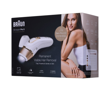 Braun Silk-expert PRO PL5157 IPL epilátor, dámsky, 10 režimů, UV filtr, snímač odstínu pokožky, Venus Smooth Swirl