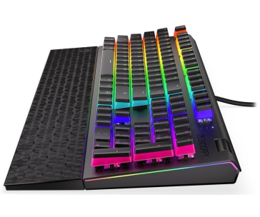Endorfy herní klávesnice Omnis Pudd.Kaihl BL RGB /USB/ blue switch / drátová / mechanická / US layout / černá RGB