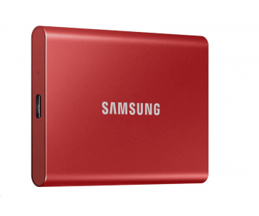 Samsung Externí SSD disk T7 - 1TB - červený