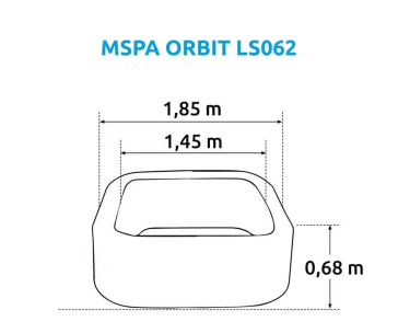 Marimex Bazén vířivý MSPA Orbit Lite 6