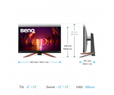 BENQ MT EX2710Q  IPS 27" 2560x1440, 400 nits, 1000:1 ,1ms (MPRT),HDMI/DP,  VESA:,cable:HDMI 1.4,Grey