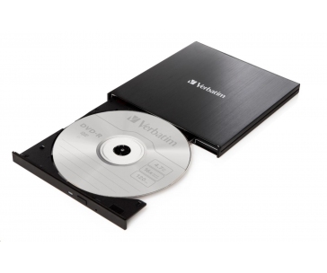 VERBATIM externí mechanika DVD-RW Rewriter USB-C, černá + NERO