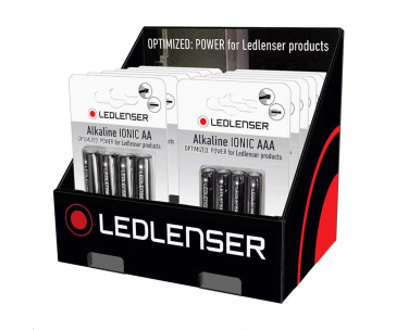 LEDLENSER 6xAA+AAA alkalické baterie - Blister