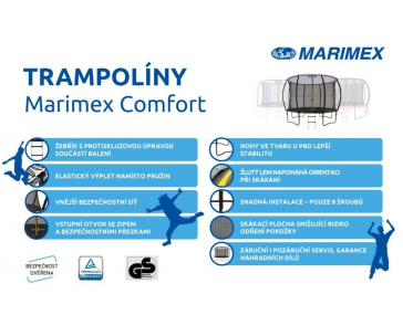 Trampolína Marimex Comfort 305 cm 2021