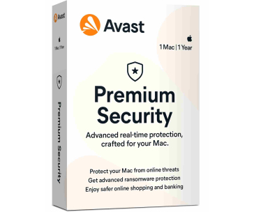 _Prodloužení Avast Premium Security for MAC 1 zařízení na 12 měsíců
