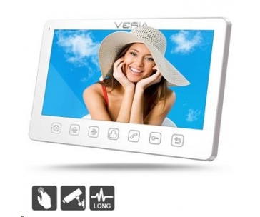 VERIA 7070B bílý LCD monitor videotelefonu