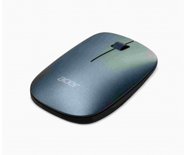 ACER Slim mouse Charcoal Blue - Wireless RF2.4G, 1200dpi, symetrický design, Works with Chromebook; (AMR020) Retai
