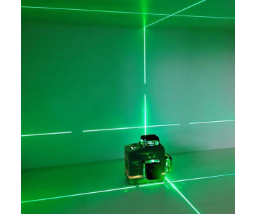 Solight laserová vodováha 12 linií, 360°, zelený laser