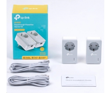 TP-Link TL-PA4010PKIT průchozí powerline set (AV600, 1x100Mb/s, HomePlug AV)