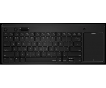 RAPOO klávesnice K2800 bezdrátová s TouchPadem, černá