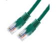 Patch kabel Cat5E, UTP - 0,5m, zelený