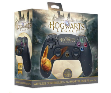 Freaks and Geeks Herní ovladač s motivem Hogwarts Legacy – Golden Snidget (PS4)