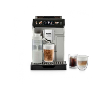 DeLonghi Eletta Explore ECAM 450.65.S automatické espresso, 1450 W, 19 Bar, Smart, displej, vestavěný mlýnek