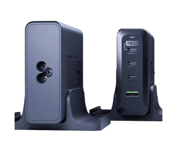 3mk nabíjecí stanice - Hyper Charging Station, 240 W, GaN, 3x USB-C + 1x USB-A