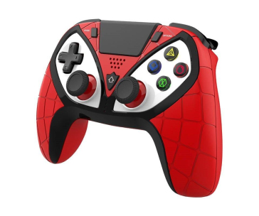 iPega Spiderman PG-4012 herní ovladač s touchpadem pro PS 3/PS 4/Android/iOS/Windows, červený