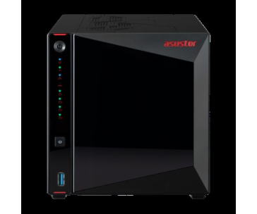 Asustor Nimbustor 4 Gen2  AS5404T 4 Bay NAS, Quad-Core 2.0GHz CPU, Dual 2.5GbE Ports, 4GB DDR4, Four M.2 SSD Slots (Disk