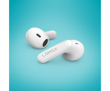LAMAX Tones1 - bezdrátová sluchátka - bílá