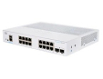 BAZAR - Cisco switch CBS350-16T-E-2G, 16xGbE RJ45, 2xSFP, fanless - REFRESH - Poškozený obal (Komplet)