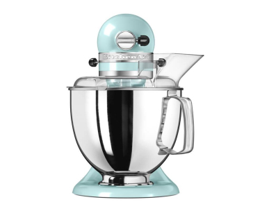 KitchenAid Artisan 5KSM175PSEIC kuchyňský robot, 10 rychlostí, planetární systém, celokovová konstrukce, ledově modrá