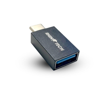 RhinoTech redukce USB-C (M) na USB-A (F), OTG, černá
