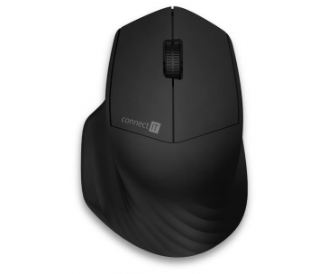 CONNECT IT Triple SmartSwitch bezdrátová myš, 2.4 GHz & Bluetooth 5.0, černá