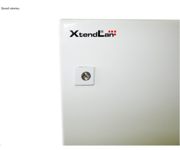 XtendLan 19" univerzální rozvaděč s montážní deskou, krytí IP66, šířka 380mm, hloubka 210mm, výška 600mm, šedý