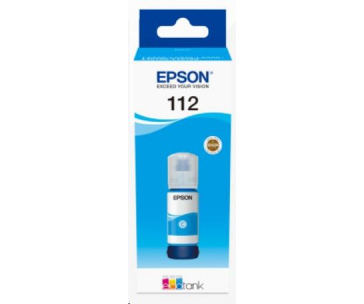 EPSON ink bar 112 EcoTank Pigment Cyan ink bottle