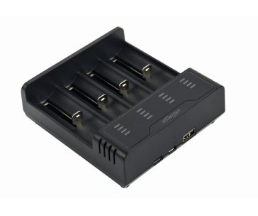 GEMBIRD nabíječka baterií BC-USB-02, 4ks, Ni-MH + Li-ion