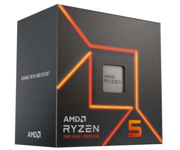 CPU AMD RYZEN 5 7600, 6-core, 3.8GHz, 38MB cache, 65W, socket AM5, BOX