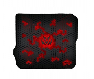 C-TECH herní podložka pod myš ANTHEA CYBER RED, 320x270x4mm, obšité okraje