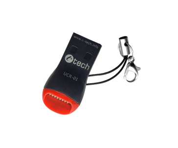 C-TECH čtečka karet UCR-01, USB 2.0 TYPE A, micro SD